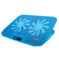 ICE COOREL N106 Laptop Base Adjustment Radiator Dual-Fan Notebook Cooling Bracket, Colour: Flagsh...