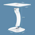 Oatsbasf 03363 Laptop Heightening Bracket Multifunctional Portable Foldable Desktop Stand(White)
