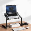 Oatsbasf Folding Computer Desk Laptop Stand Foldable Lifting Heightening Storage Portable Rack,St...