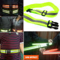 3 PCS Outdoor Adjustable Night Running And Cycling Reflective Waistband, Specification: 4cm Width...