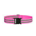 Outdoor Adjustable Night Running And Cycling Reflective Waistband, Specification: 5cm Width(Pink)