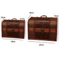 Jewelry Storage Box Retro Wooden Treasure Box Shooting Props DecorationSpecification 2 PCS/...