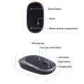 M030 4 Keys 1600DPI Laptop Office Mute Mouse, Style: Wireless (Pink)