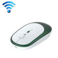 M030 4 Keys 1600DPI Laptop Office Mute Mouse, Style: Double Mode (Ink Green)