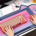 400 x 800 x 3mm Cute Cat Ear Computer Keyboard Desk Pad Mouse Pad(1)