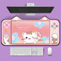 400 x 800 x 2mm Cute Cat Ear Computer Keyboard Desk Pad Mouse Pad(3)