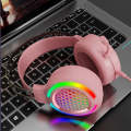 FOREV G99 USB RGBHead-Mounted Wired Headset With Microphone, Style: Standard Version  (Colorful L...