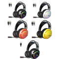 PANTSAN PSH-100 USB Wired Gaming Earphone Headset with Microphone, Colour: 3.5mm Black