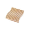 Small Wavy Wooden Tray Photography Shooting Props