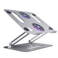 BONERUY P43F Aluminum Alloy Folding Computer Stand Notebook Cooling Stand, Colour: Silver with Ty...