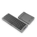 B088 65 Keys Portable Folding Bluetooth Keyboard(Pearley Gray)