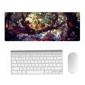 Hand-Painted Fantasy Pattern Mouse Pad, Size: 300 x 800 x 1.5mm Not Overlocked(4 Tree Scenery)
