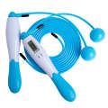 Sport Electronic Counting Wire Skipping Rope, Style: Cordless Ball+Wired Wire Rope (Blue)