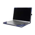 Multifunctional PU Leather Laptop Case With Stand Function, Color: 15.6 inch Blue