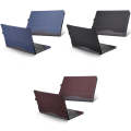 Laptop PU Leather Protective Case For IdeaPad C340 14 inch(Dark Gray)