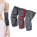 1pair Fitness Sports Protective Gear Breathable Sweating Sports Elbow Pads, Size:  S (Smoke Gray)