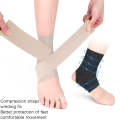 Thin Anti-Slip Dispensing Sports Compression Bandage Ankle Brace, Specification: M(Black)