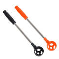 Golf 8 Sections Foldable Antenna Rod Stainless Steel Ball Picker(Orange)