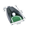 HOWTRUE Golf Automatic Ball Returner Putter Practice Device(Color Box Package)