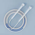 Children Speed Skipping Sports Rope, Style: 3 Sections 2.4m (White Blue)