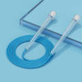 3 PCS Fitness Sports Children Transparent Handle Skipping Rope(Transparent Blue)
