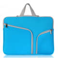 T228 Diving Material Computer Bag Multi-pocket Laptop Liner Bag, Size: 10 Inch(Blue)