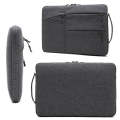 Zipper Type Polyester Business Laptop Liner Bag, Size: 13.3 Inch(Light Grey)