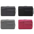 Zipper Type Polyester Business Laptop Liner Bag, Size: 15.6 Inch(Rose Red)