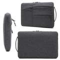 Zipper Type Polyester Business Laptop Liner Bag, Size: 15.6 Inch(Black)