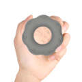 Hand Exercise Massage Bump Gear Type Silicone Grip Ring, Style: 40LB (Deep Gray)