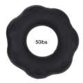 Hand Exercise Massage Bump Gear Type Silicone Grip Ring, Style: 50LB (Black)