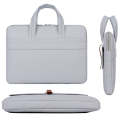 PU Waterproof Wear-resistant Laptop Bag, Size: 13-13.3 inch(Pink)