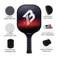 BATON Indoor And Outdoor Sports Pick Racket Set With Balls, Random Color Delivery