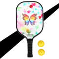 LEIJIAER Carbon Fiber 3K Board Surface Fragrant Honeycomb Tennis Racket(Butterfly PK-064)