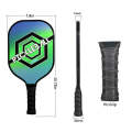 LEIJIAER Carbon Fiber 3K Board Surface Fragrant Honeycomb Tennis Racket(Power PK-065)