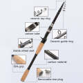 Telescopic Carbon Lure Rod Short Section Fishing Casting Rod, Length: 1.8m(Straight Handle)