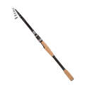Telescopic Carbon Lure Rod Short Section Fishing Casting Rod, Length: 2.1m(Straight Handle)