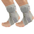 Compression Fixed Plastic Sheet Support Strap Ankle Protector, Size: L (Gray)