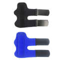 2 PCS Basketball Sprain Protection Fixed Splint Finger Cover(Blue)