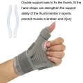 Basketball Sprain Breathable Palm Guard Finger Guard Protective Case(Grey)