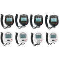 YS Electronic Stopwatch Timer Training Running Watch, Style: YS-810 10 Memories (Black)
