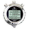 YS Metal Stopwatch 3 Rows Display Running Training Electronic Timers, Style: YS-510 10 Memories