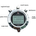 YS Metal Stopwatch 3 Rows Display Running Training Electronic Timers, Style: YS-530 30 Memories