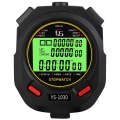 YS 3 Rows Display Luminous Stopwatch Timer Training Referee Stopwatch, Style: YS-1030 30 Memories