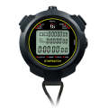 YS Stopwatch Timer Training Fitness Competition Stopwatch, Style: YS-730 30 Memories(Black)