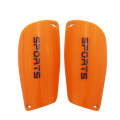 Football Shin Pads Reinforced Shin Pads Sports Calf Pads(Orange M)