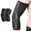1pair Three-Dimensional Compression Belt Tightens Comfortable Breathable Warm Elbow Pads(L)