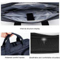 DJ02 Large Capacity Waterproof Laptop Bag, Size: 14.1-15.4 inches(Navy Blue)