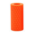 Dumbbell Barbell Grip Silicone Thick Bar Handles(Orange)