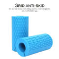Dumbbell Barbell Grip Silicone Thick Bar Handles(Blue)